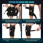 Hinged Knee Brace with Support for Meniscus Tears