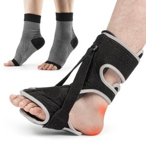 Adjustable Plantar Fasciitis Night Splint for Relief