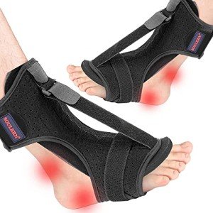 2-Pack Adjustable Plantar Fasciitis Night Splints