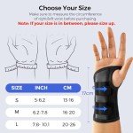 FREETOO Adjustable Wrist Brace for Pain Relief