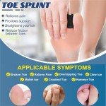Adjustable Toe Splints for Injury Recovery - 2 Pack