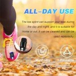 Adjustable Toe Splints for Injury Recovery - 2 Pack