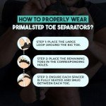 Toe Separators for Foot Pain Relief and Mobility