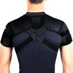 Kuangmi Neoprene Double Shoulder Support Brace, XL