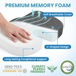 TushGuard Memory Foam Seat Cushion for Pain Relief