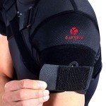 Kuangmi Neoprene Double Shoulder Support Brace, XL