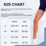 Adjustable Hamstring Compression Sleeve with Support Straps