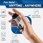 Adjustable Finger Brace for Arthritis and Injuries