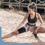 Adjustable Hamstring Compression Sleeve with Support Straps