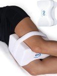 Knee Pillow for Side Sleepers - Memory Foam Support