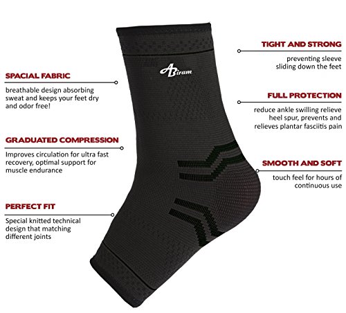 Foot Sleeve with Compression Wrap for Support