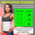 BLITZU 12" Abdominal Binder for Recovery and Support