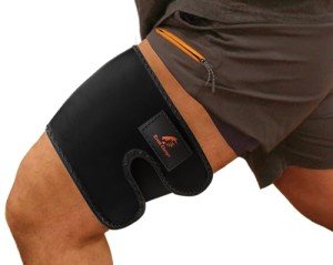 Breathable Thigh Brace for Muscle Support and Recovery