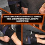 Breathable Thigh Brace for Muscle Support and Recovery