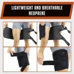 Breathable Thigh Brace for Muscle Support and Recovery