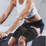 Adjustable Thigh High Compression Support Wrap (Black)