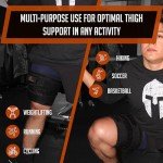 Breathable Thigh Brace for Muscle Support and Recovery