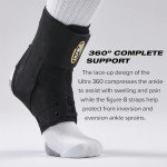 Adjustable Lace-Up Ankle Brace for Stability