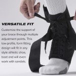 Adjustable Lace-Up Ankle Brace for Stability