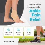 Elastic Ankle Support Brace for Sports & Recovery