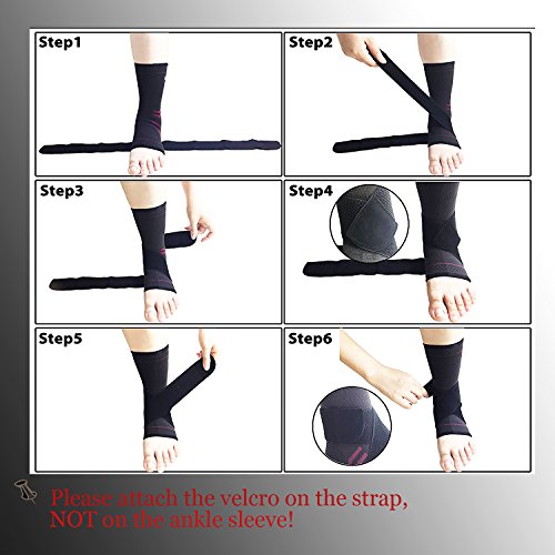 Foot Sleeve with Compression Wrap for Support