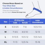 FREETOO Ankle Brace with Metal Support for Recovery