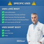 INDESMED Adjustable 2-in-1 Walker Boot 2024