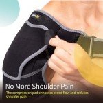 Adjustable Shoulder Brace with Ice Pad Pocket