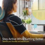 Adjustable Shoulder Brace with Ice Pad Pocket