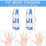 2PCS Finger Splint Brace for Knuckle Support