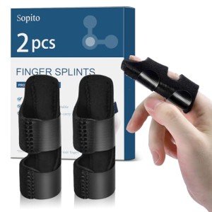 2-Pack Finger Splints for Support and Stabilization