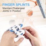 2PCS Finger Splint Brace for Knuckle Support