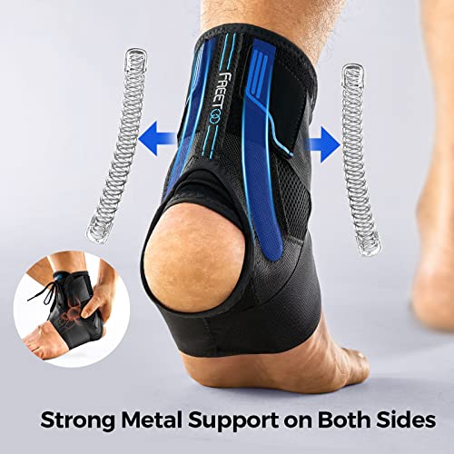 Metal Ankle Brace for Injury Recovery and Support