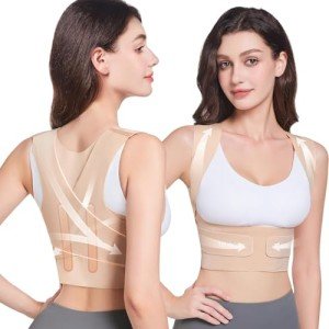 Invisilite Women's Posture Corrector Upper Back Brace
