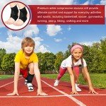 Kids' Adjustable Neoprene Ankle Braces (2 Pack)