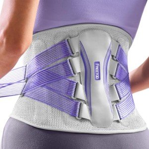 FREETOO Adjustable Back Brace for Lower Back Pain