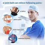 Sacroiliac Hip Belt for Pain Relief - Black