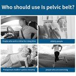 Sacroiliac Hip Belt for Pain Relief - Black