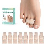 Welnove 8-Pack Hammer Toe Correctors for Women