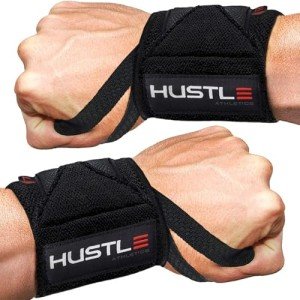 Hustle Athletics Weightlifting Wrist Wraps for Support
