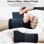 2 Pack Adjustable Wrist Brace for Pain Relief