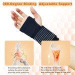 2 Pack Adjustable Wrist Brace for Pain Relief