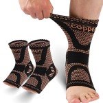 Copper Ankle Brace for Pain Relief and Support
