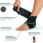 Adjustable Breathable Ankle Brace for Sports - Blue