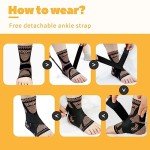 Adjustable Copper Ankle Brace for Pain Relief