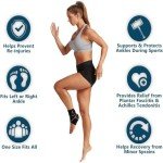 Adjustable Breathable Ankle Brace for Sports - Blue