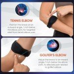 Adjustable Elbow Brace for Tennis & Golf Pain Relief