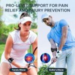 Adjustable Elbow Brace for Tennis & Golf Support