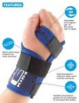 Adjustable Wrist Brace for Kids - Blue