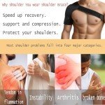 Adjustable Compression Shoulder Brace for Pain Relief